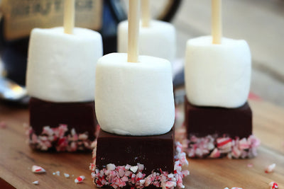 POSTRE DE MARSHMALLOW Y CHOCOLATE